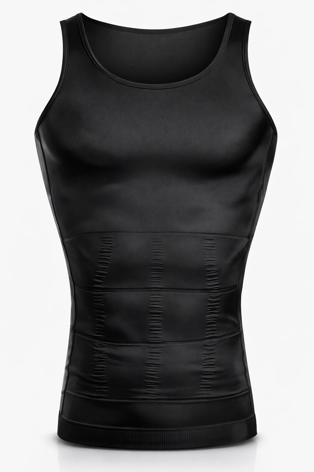 Men’s And Women's Slimming Compression Body Shaper Vest – Tummy Control & Chest Slim Fit Tank (Black) (White)
