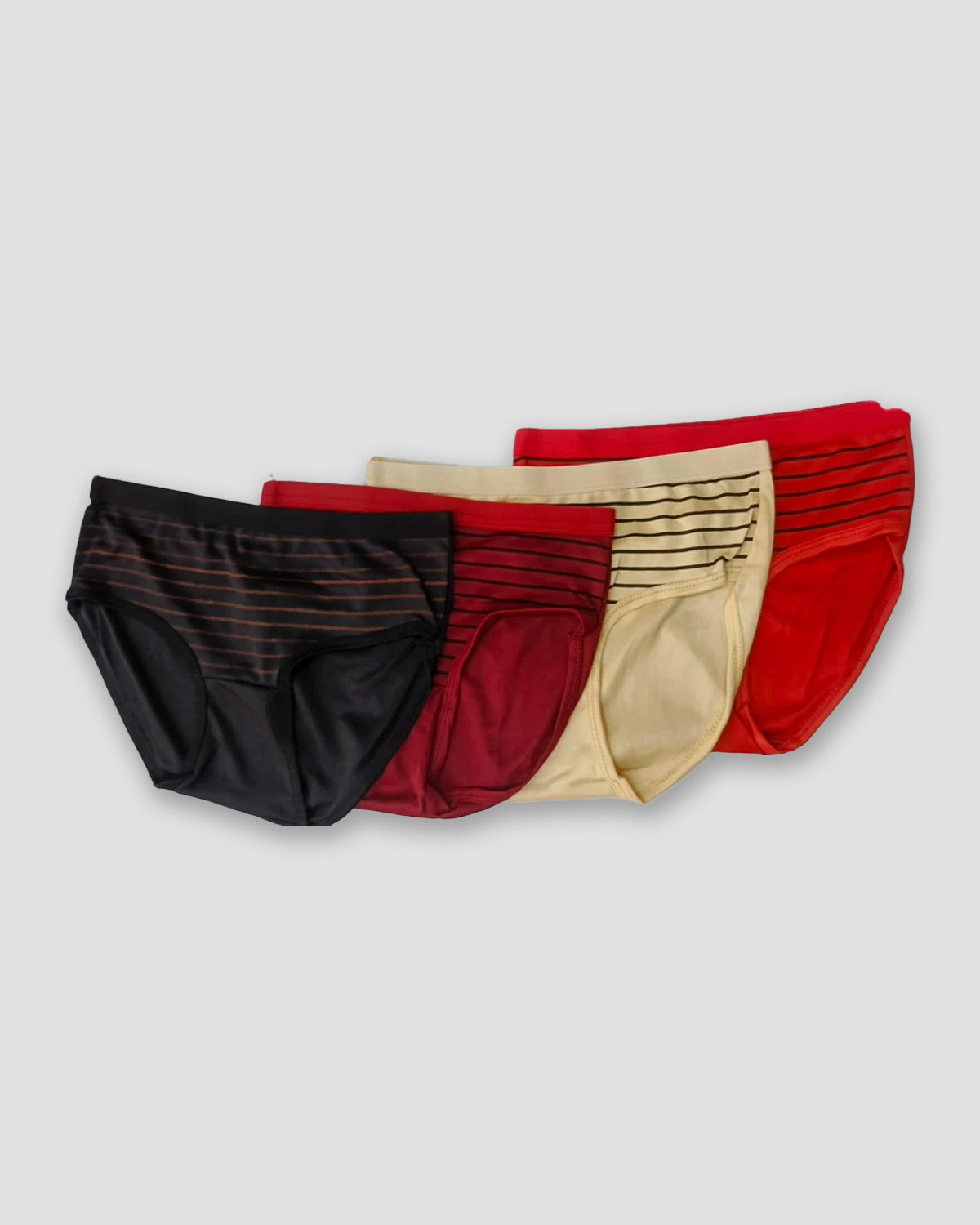Pack of 5 line Malai Jersey fabric ladies underwaye