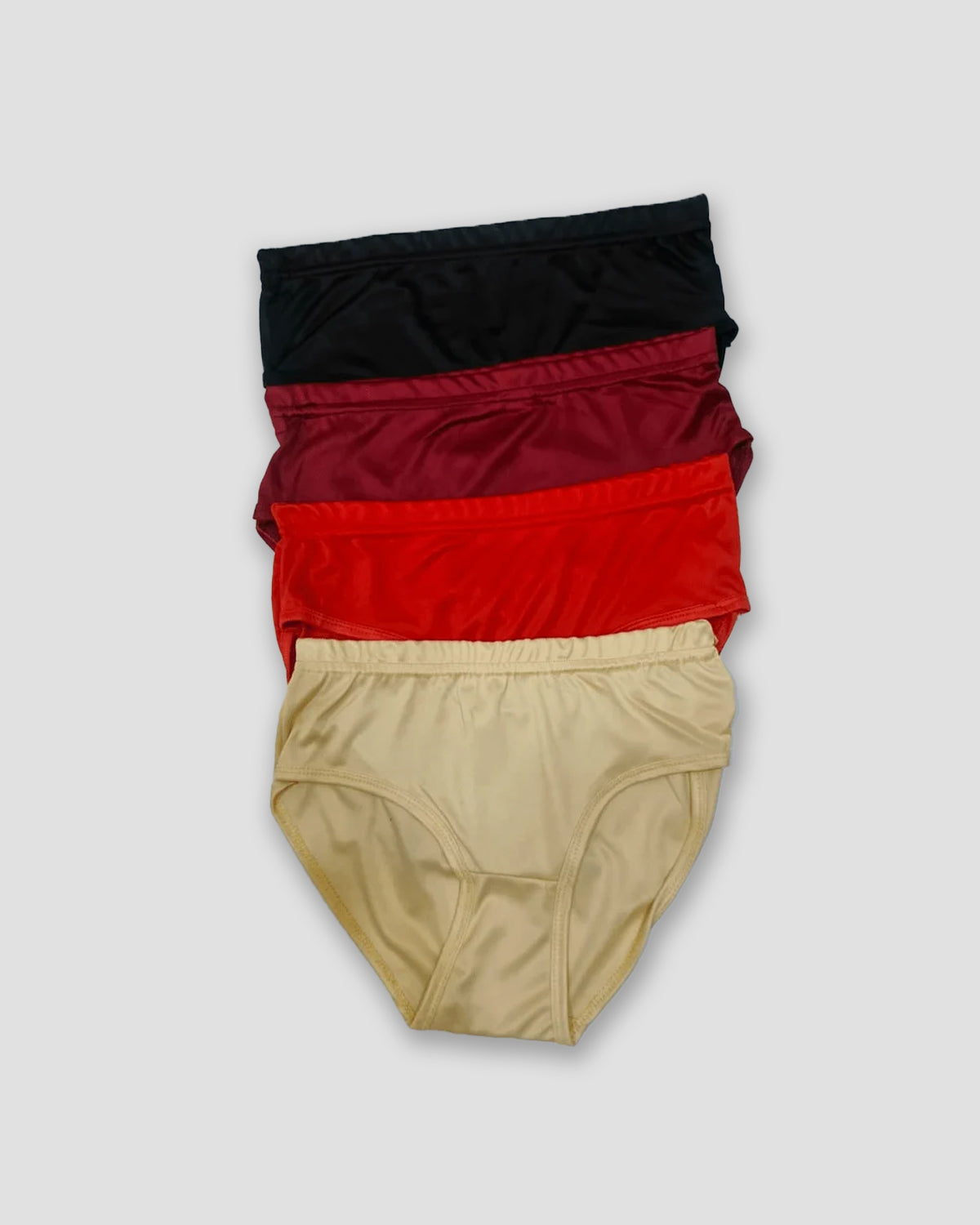 Pack of 5 plan malai jersey fabric ladies underwaye