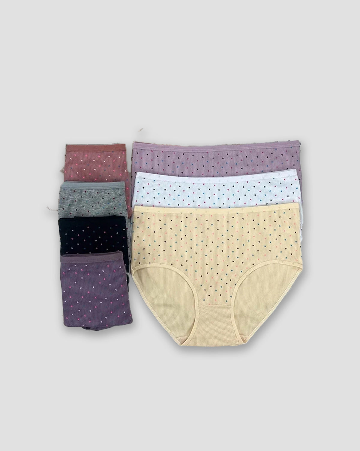 Pack of 5 malali jersy fabric ladies underwaye