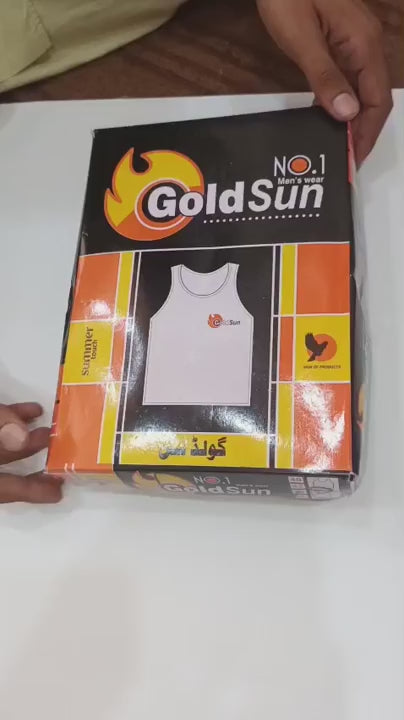 Pack of 6 man vest designdar collar pure cotton Bazoo only